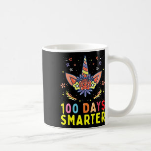 Dag van de School 100 Dagen Slimmere Eenhoorn Lief Koffiemok