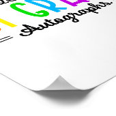 Dag van de School 2023 Handtekening 1e klas Afstud Poster (Hoek)