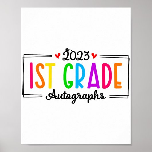 Dag van de School 2023 Handtekening 1e klas Afstud Poster (Voorkant)