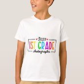 Dag van de School 2023 Handtekening 1e klas Afstud T-shirt (Voorkant)