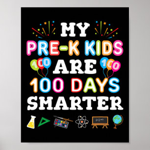 Dag van de school cadeau voor kleuter leraar 1 poster