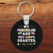 Dag van de school cadeau voor kleuter sleutelhanger (Voorkant)