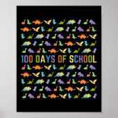 Dag van de School - Dinosaurussen - Easy 100 Days Poster (Voorkant)