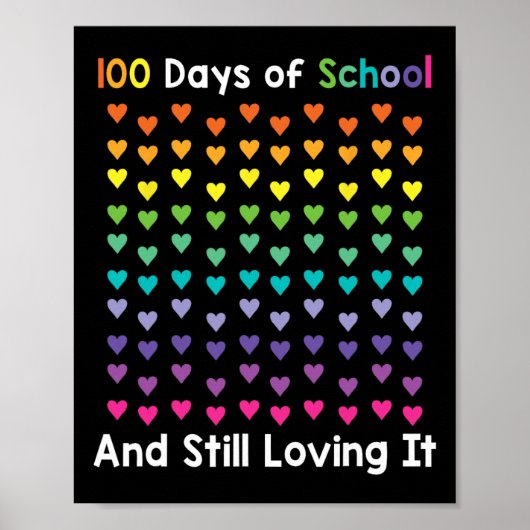 Dag van de school en nog steeds houden van het 100 poster (Voorkant)