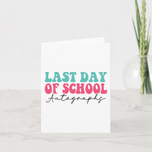 Dag van de school handtekening 2023 kaart