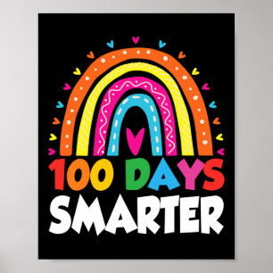 Dag van de School Ideeën Leraar 100 Dagen Slimmer  Poster