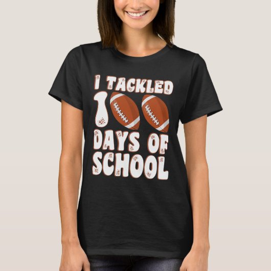 Dag van de School Ik pakte 100 dagen van de School T-shirt (Voorkant)