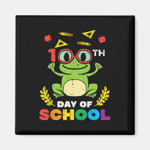 Dag van de school kikker 100 dagen slimmer leraar magneet
