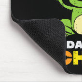 Dag van de school kikker 100 dagen slimmer leraar  muismat (Hoek)