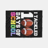 Dag van de School Kinder Football Fleece Deken (Voorkant (Horizontaal))