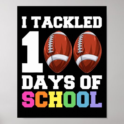 Dag van de School Kinder Football Poster (Voorkant)