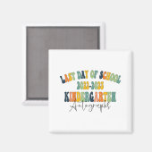 Dag van de School Kleuterschool Handtekeningen 202 Magneet (Voorkant / Achterkant)
