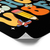 Dag van de school kleuterschool vibes terug naar s poster (Hoek)