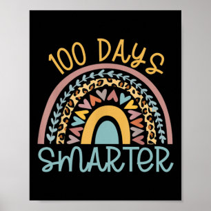 Dag van de school leraar 100 dagen slimmer luipaar poster