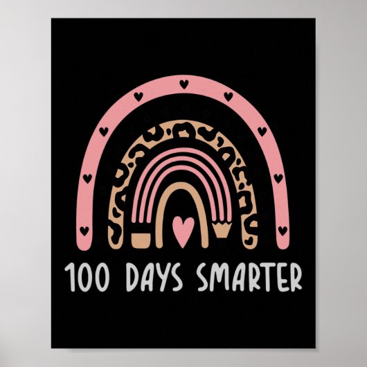 Dag van de school leraar kostuum 100 dagen slimmer poster (Voorkant)