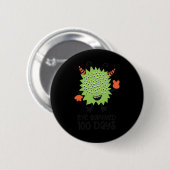 Dag van de school Monster Boys Kinder Eye overleef Ronde Button 5,7 Cm (Voorkant /achterkant)