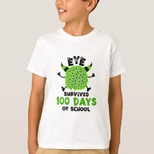 Dag van de school Monster Boys Kinder Eye overleef T-shirt