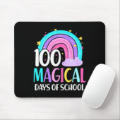 Dag van de school Rainbow Magical 100 dagen van sc Muismat (Met muis)