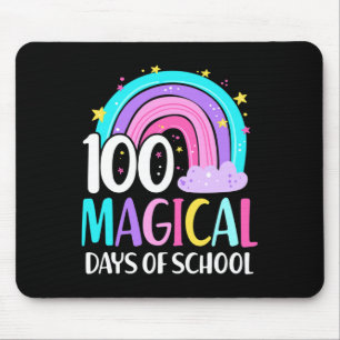 Dag van de school Rainbow Magical 100 dagen van sc Muismat