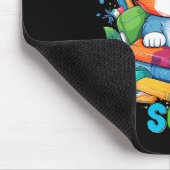 Dag van de School Schattigee kat Kat geschenken 10 Muismat (Hoek)