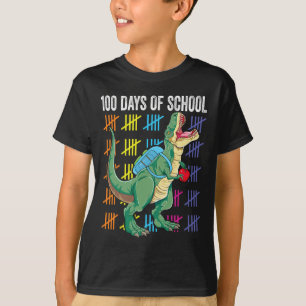 Dag van de school voor peuters Kinder T-rex T-shirt