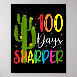 Dag van de schoolleraar - 100 dagen scherpere cact poster