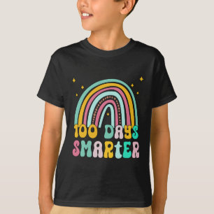 Dag van de schoolleraar - 100 dagen slimmere regen t-shirt