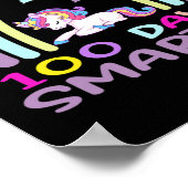 Dag van de schoolleraar 100 dagen slimmere regenbo poster (Hoek)