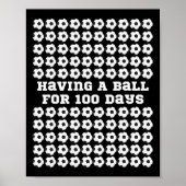 Dag van de schoolvoetbalsport 100e dag van school  poster (Voorkant)