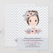 Dag van de schoonheid verjaardagsfeest uitnodiging (Voorkant / Achterkant)