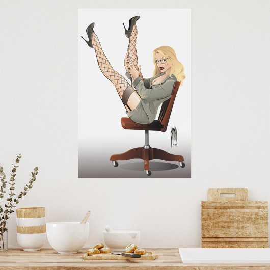 Dag van de secretaris poster (Keuken)