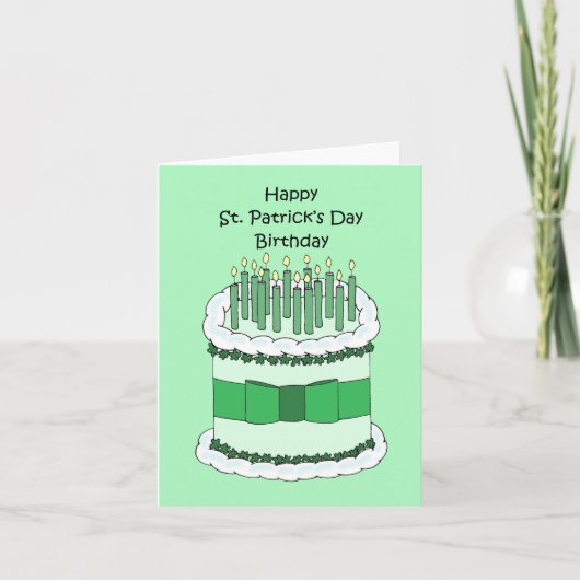 Dag van de St. Patrick's Day Kaart (Voorkant)