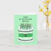 Dag van de St. Patrick's Day Kaart (Gele Bloem)
