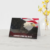 Dag van de strijdkrachten Eagle en Kaart van de vl (Gele Bloem)