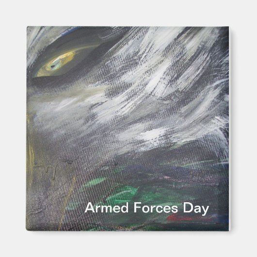 Dag van de strijdkrachten magneet (Voorkant)