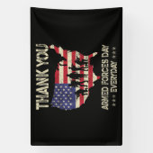 Dag van de Strijdkrachten Spandoek (Verticaal)