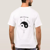 Dag van de Tau - Zwart Grieks symbool (voor en ach T-shirt (Achterkant)