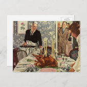 dag van de Thanksgiving in Turkije: een feest met Feestdagenkaart (Voorkant / Achterkant)