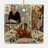  dag van de Thanksgiving in Turkije: een feest met Keramisch Ornament (Achterkant)