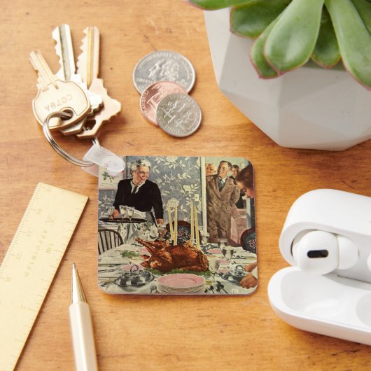  dag van de Thanksgiving in Turkije: een feest met Sleutelhanger (Bureau)