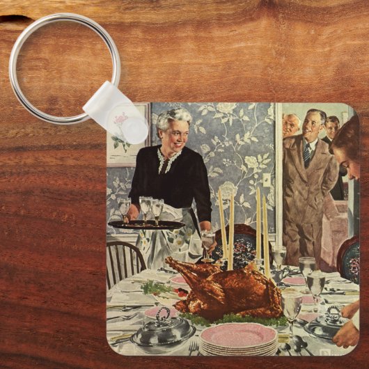  dag van de Thanksgiving in Turkije: een feest met Sleutelhanger (Voorkant)