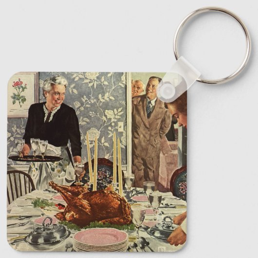  dag van de Thanksgiving in Turkije: een feest met Sleutelhanger (Achterkant)