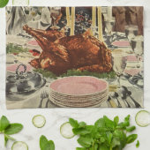  dag van de Thanksgiving in Turkije: een feest met Theedoek (Gevouwen)