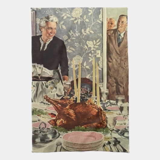  dag van de Thanksgiving in Turkije: een feest met Theedoek (Verticaal)