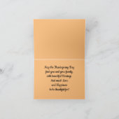 Dag van de Thanksgiving van de Eekhoorn en de Eekh Kaart (Binnen)