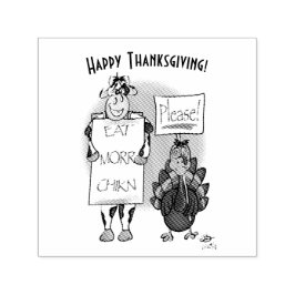 Dag van de Thanksgiving Zelfinktende Stempel