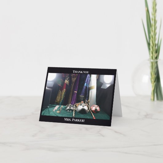 Dag van de Theaterleraar Bedankkaart (Voorkant)