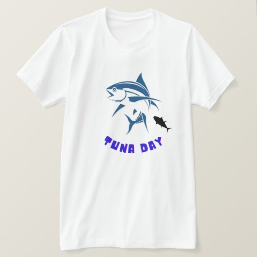 Dag van de tonijn t-shirt (Design voorkant)