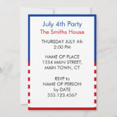 Dag van de Trede Ondankbaar Koloniaal op 4 juli Hu Kaart (Achterkant)