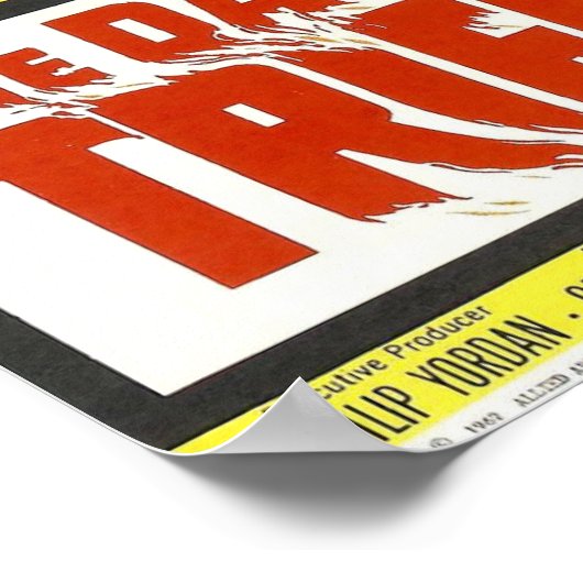 Dag van de triffids -  horrorfilm poster (Hoek)